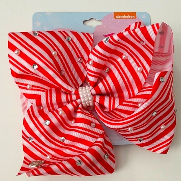 JoJo Siwa Accessories Jojo Siwa Christmas Candy Cane Stripe Hair